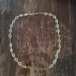 Dainty Gold Heart Choker